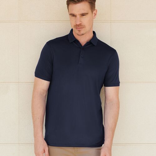 Henbury Slim Fit Stretch Microfine Piqué Polo Shirt Thumbnail