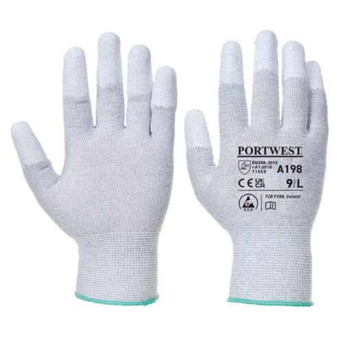 A198 Antistatic PU Fingertip Glove Thumbnail