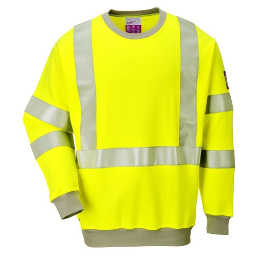 FR72 - Flame Resistant Anti-Static Hi-Vis Sweatshirt Thumbnail