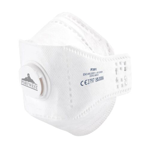 P391 - EAGLE FFP3 Valved Dolomite Fold Flat Respirator (Pk10) Thumbnail