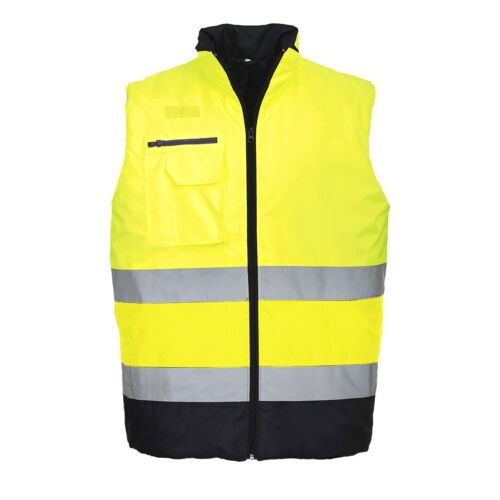 S267 Hi-Vis Contrast Bodywarmer Thumbnail