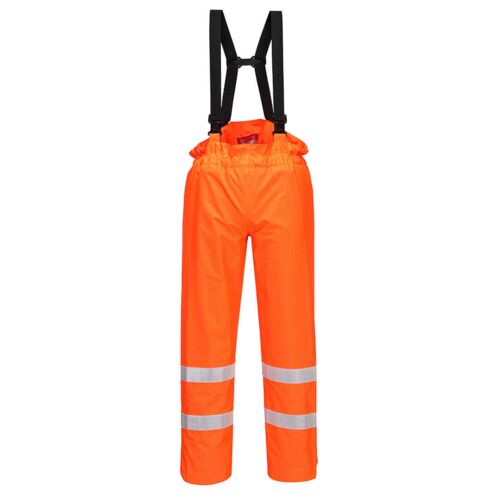 Bizflame Rain Unlined  Hi-Vis Antistatic FR Trousers Thumbnail