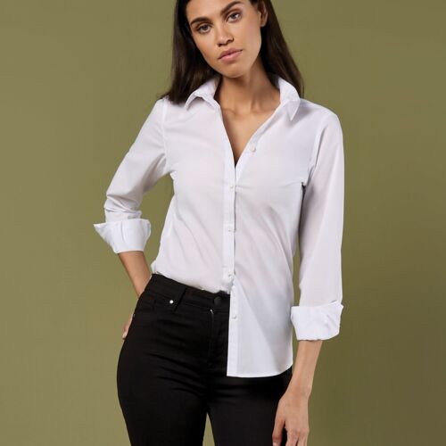 Tailored Long Sleeve Poplin Shirt Thumbnail