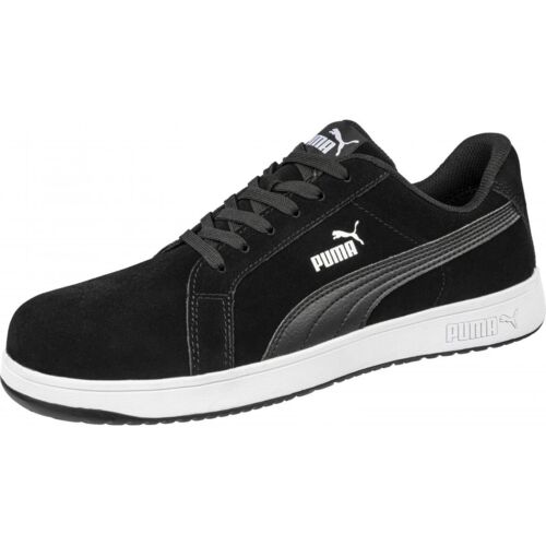 PUMA SAFETY ICONIC SUEDE BLACK LOW S1PL ESD Thumbnail