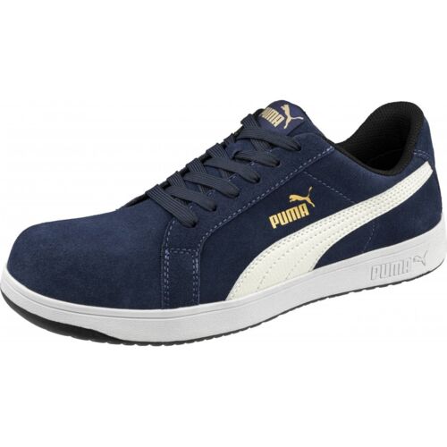 PUMA SAFETY ICONIC SUEDE NAVY LOW S1PL ESD Thumbnail