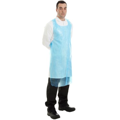 1000 Micron PE Aprons Flat Packed (Case of 250) Thumbnail