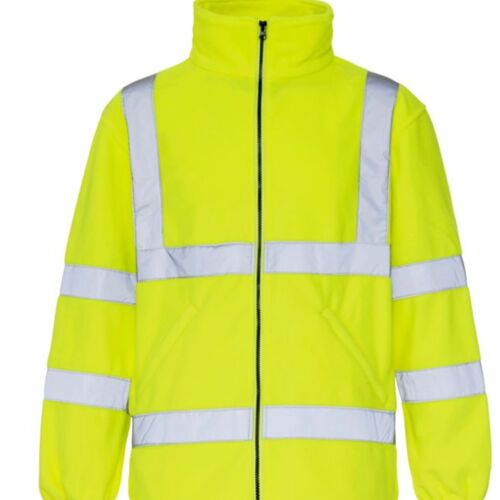 Hi Vis Yellow Fleece Jacket Thumbnail