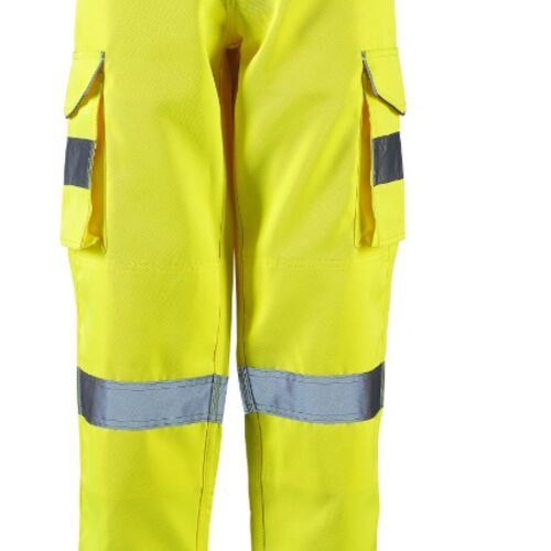 SHV-L40141 - Ladies Hi Vis Yellow Hana Combat Trousers Thumbnail