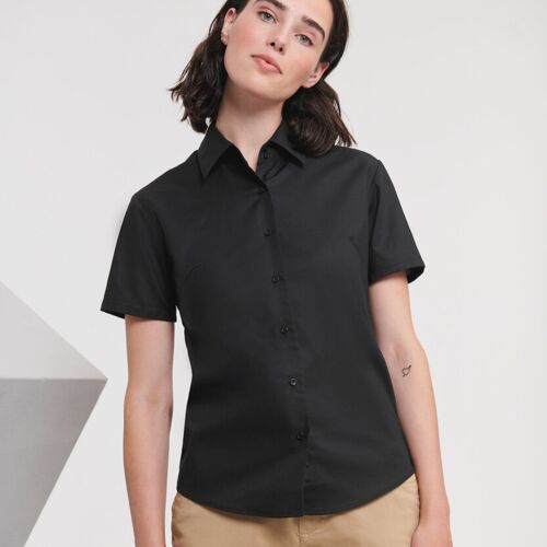 Women's short sleeve Oxford shirt Thumbnail