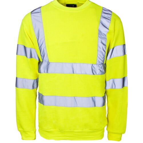 H66 - 56841-7 - Hi Vis Crew Neck Sweatshirt Thumbnail
